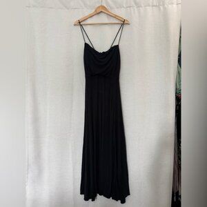 Halara Elegant Black Maxi Dress